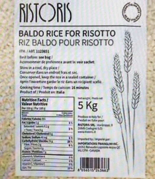 Baldo Rice for Risotto