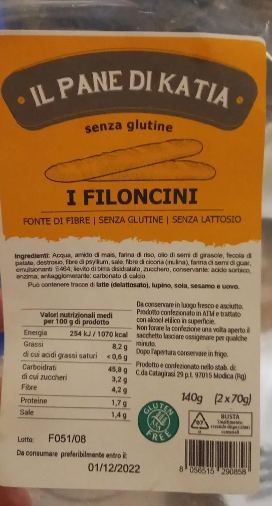 Pane senza glutine
