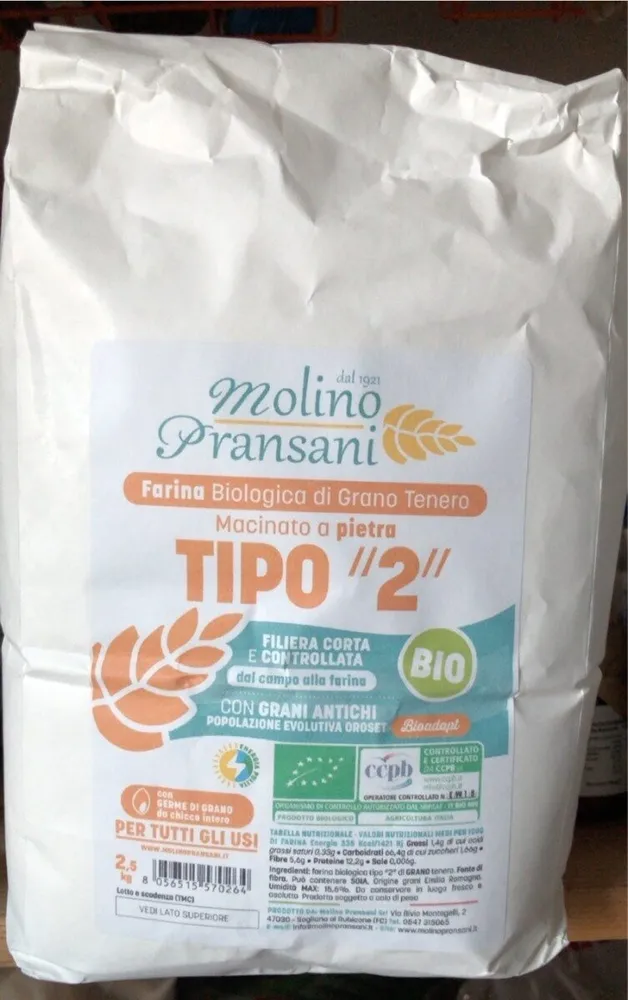 Farina biologica di grano tenero