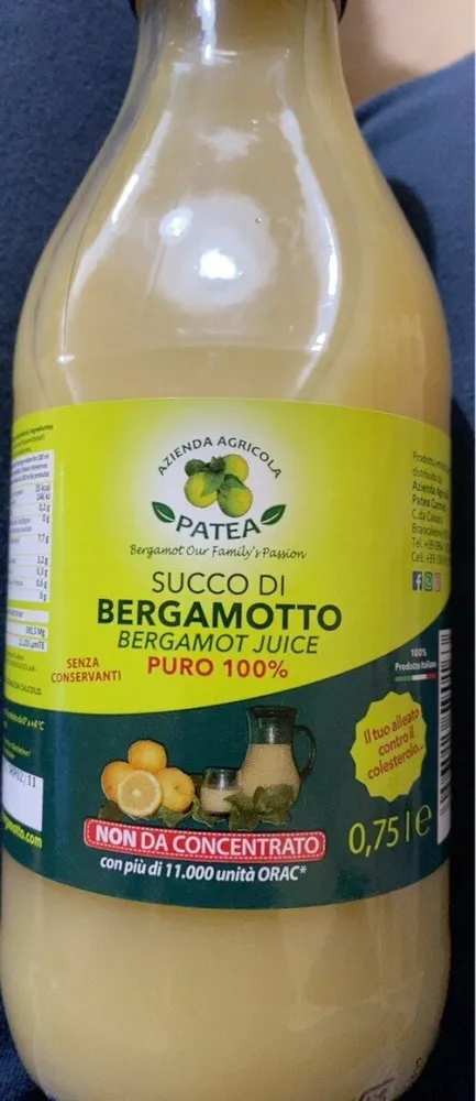 Succo si bergamotto