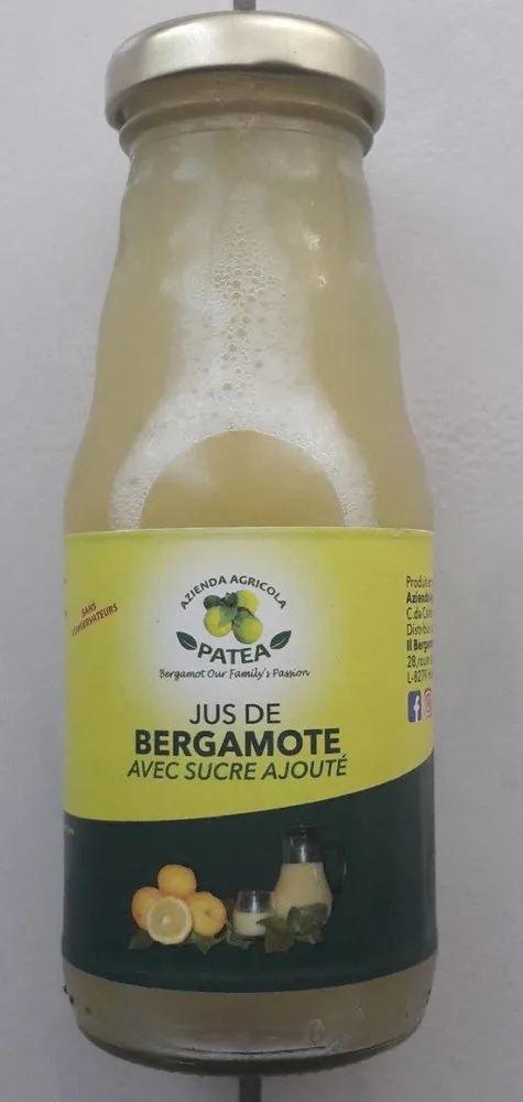 Jus de bergamote