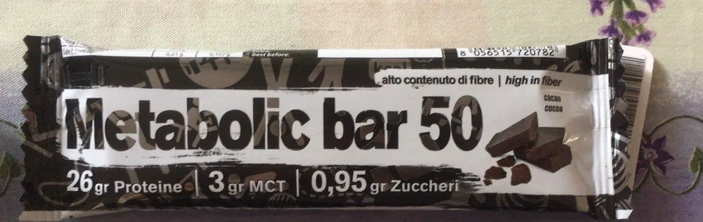 Metabolic bar 50-cocoa