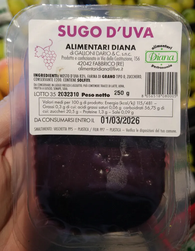 Sugo d'uva