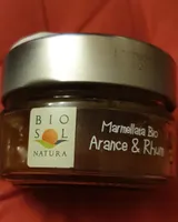 Marmellata bio di arance e rhum