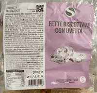Fette biscottate con uvetta