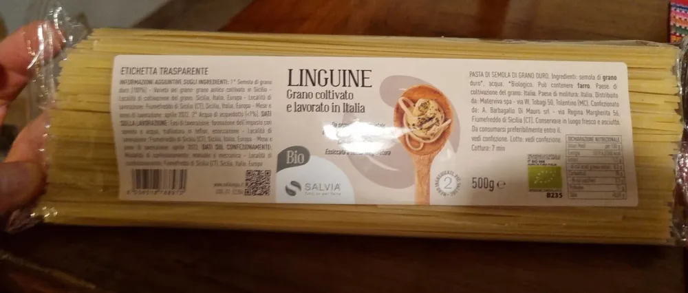 Linguine grano lavorato e coltivato in Italia