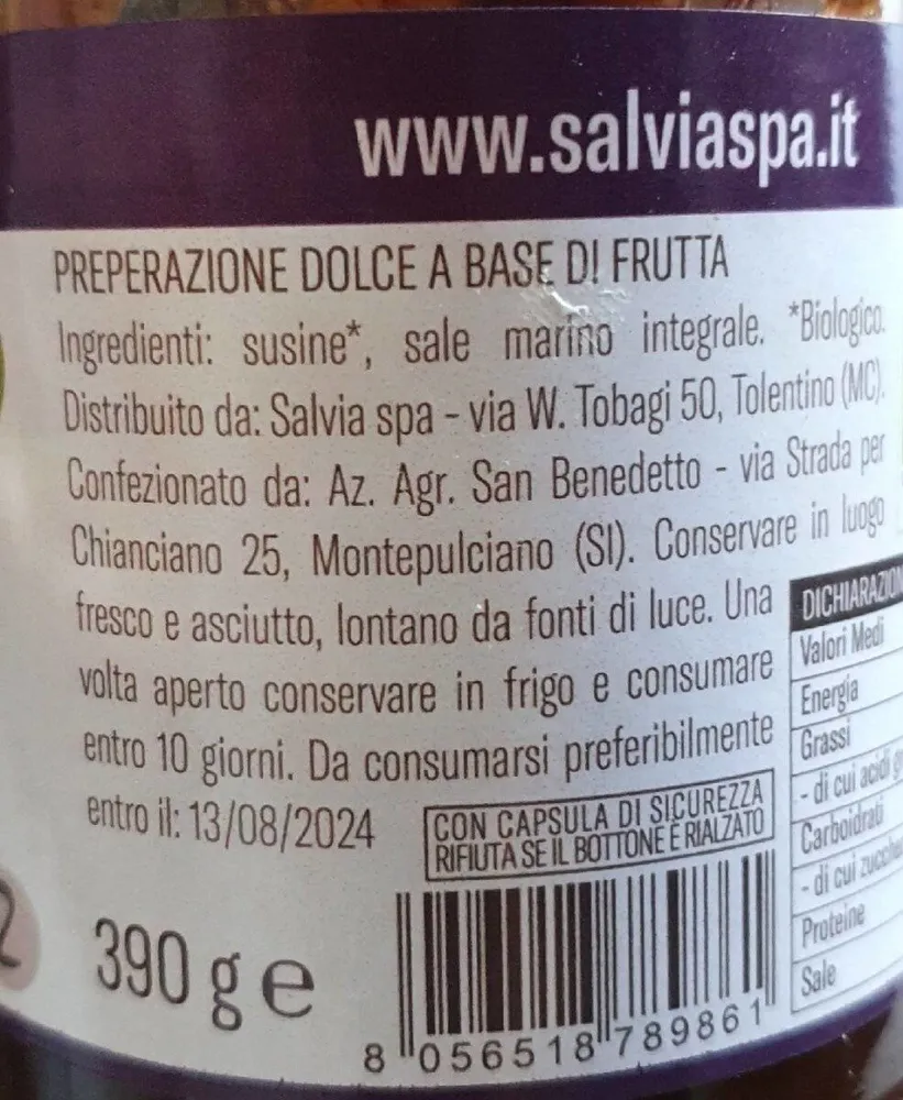 Conserva di susine