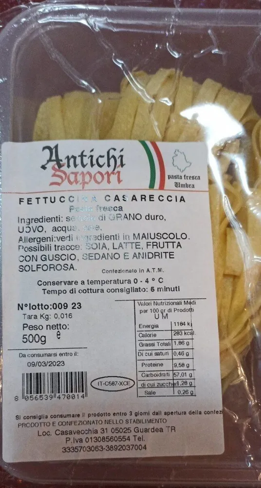 fettuccina casareccia