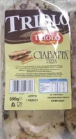 Ciabatta pizza