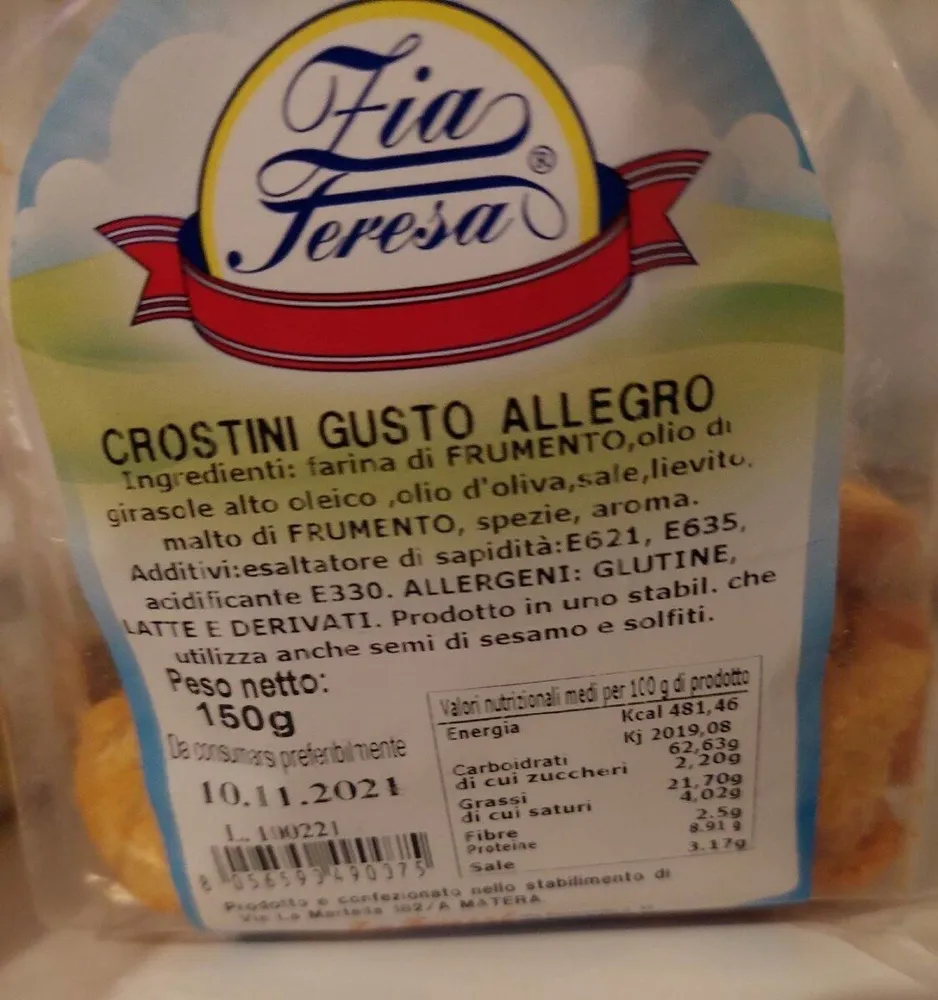 Crostini gusto allegro