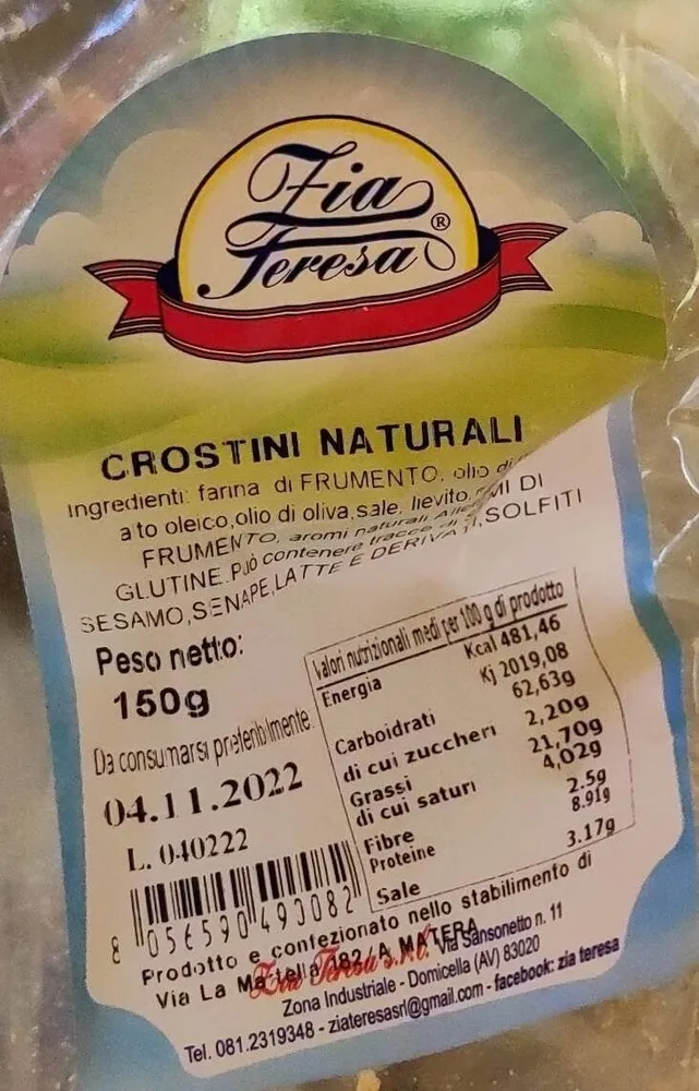 Crostini naturali