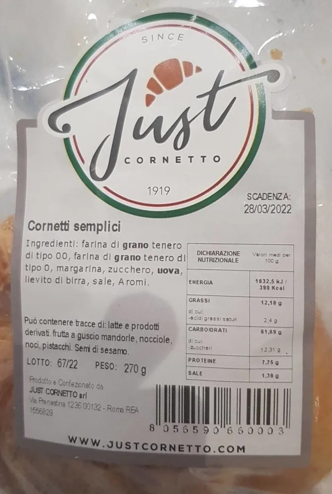 Cornetti semplici