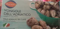 Vongole dell'Adriatico surgelate con guscio