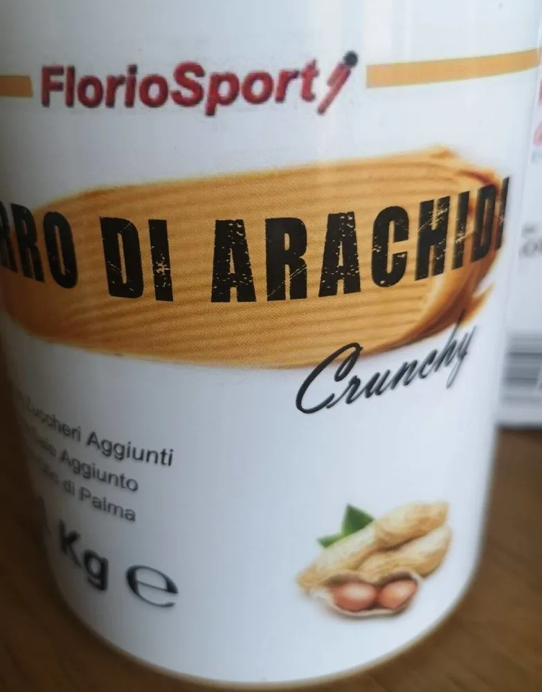 Burro di arachidi crunchy