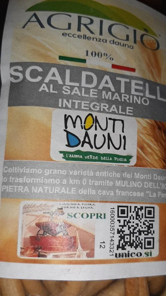 Scaldatelli al sale marino integrale