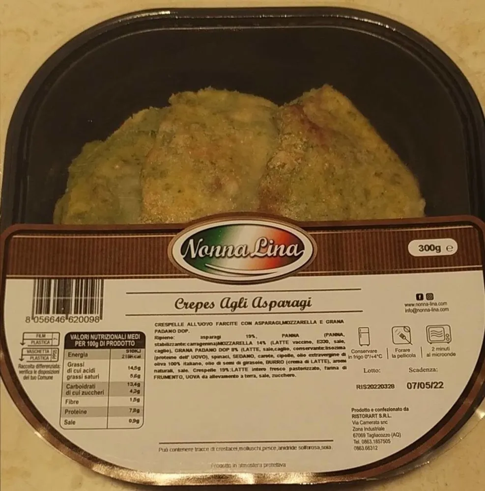 Crepes agli asparagi
