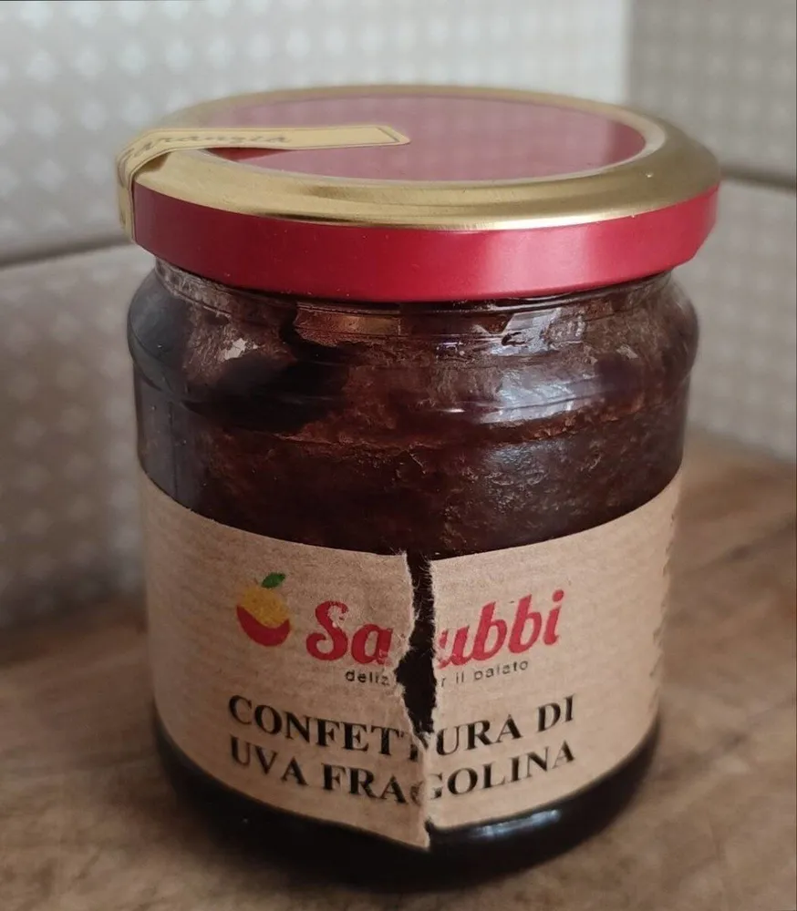 Confettura di uva fragolina