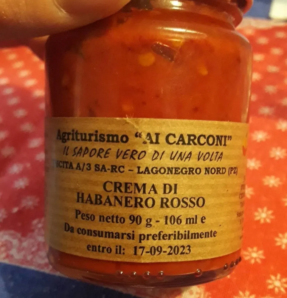 Crema di habanero rosso