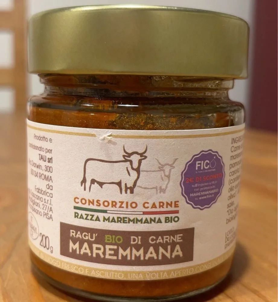 Ragù bio di carne maremmana