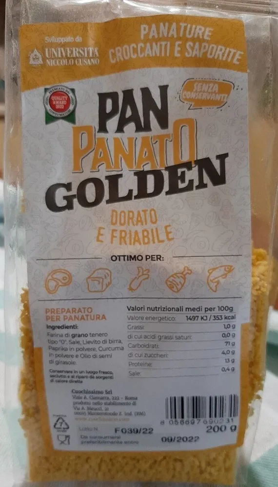 PAN PANATO GOLDEN