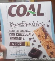 Barrette ai cereali con cioccolato fondente