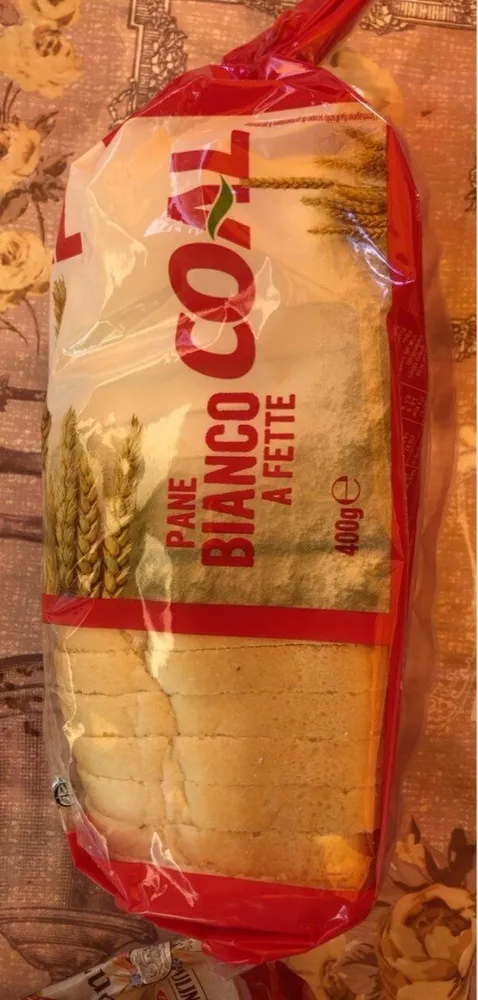 Pane bianco a fette Coal