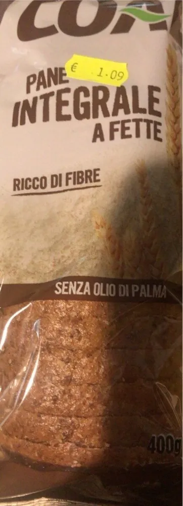 Pane integrale a fette