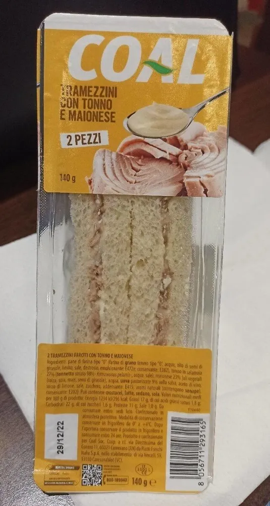 Tramezzini con Tonno e Maionese