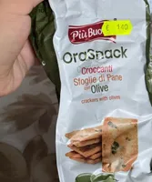 Sfoglie di pane e olive