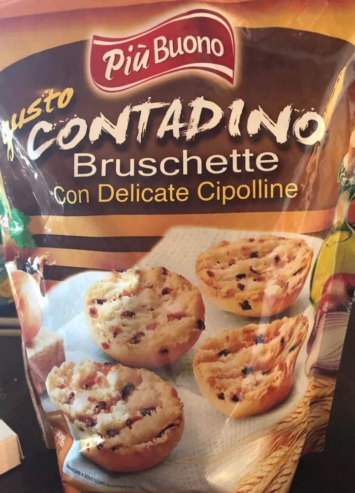 Bruschette con delicate cipolline