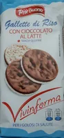 Gallette di Riso con cioccolato al latte