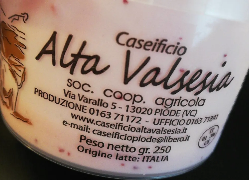 Yougurt mirtillo