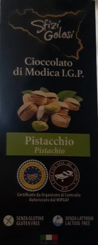 Cioccolato di Modica IGP al Pistacchio