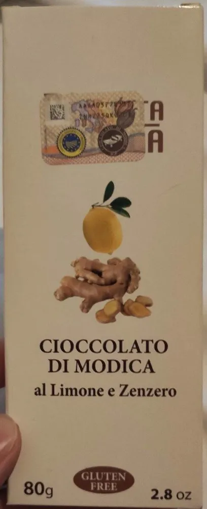 Cioccolato di Modica al Limone e Zenzero