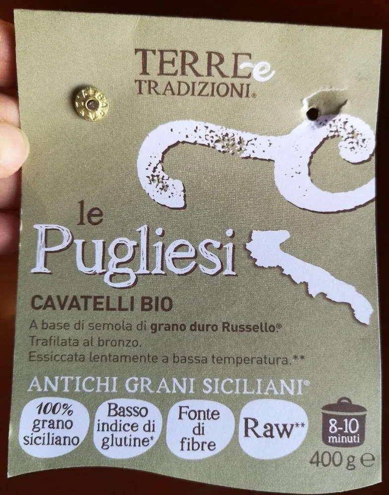 Cavatelli bio - Le Pugliesi -