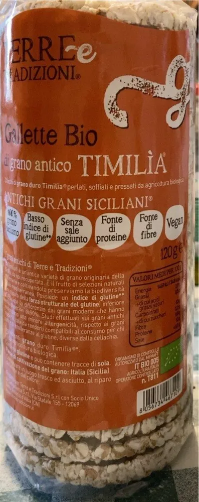 Gallette Bio di grano antico Timilia