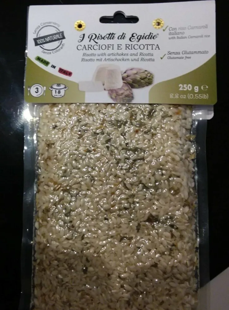 Riso carciofi e ricotta