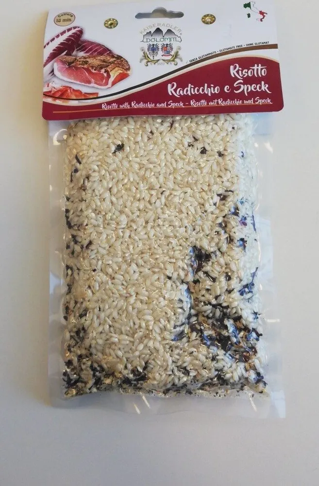 Risotto radicchio e specj