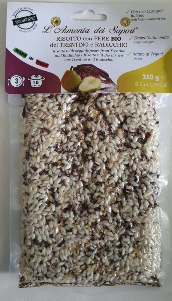 Risotto con Pere Bio del Trentino e Radicchio