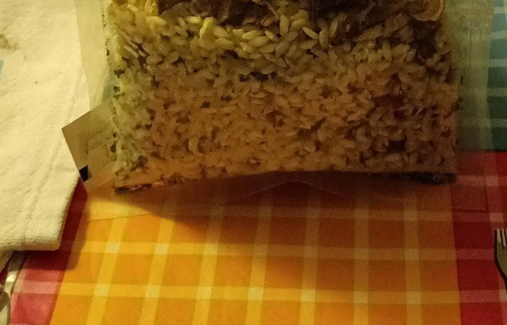 Risotto crudo e porcini