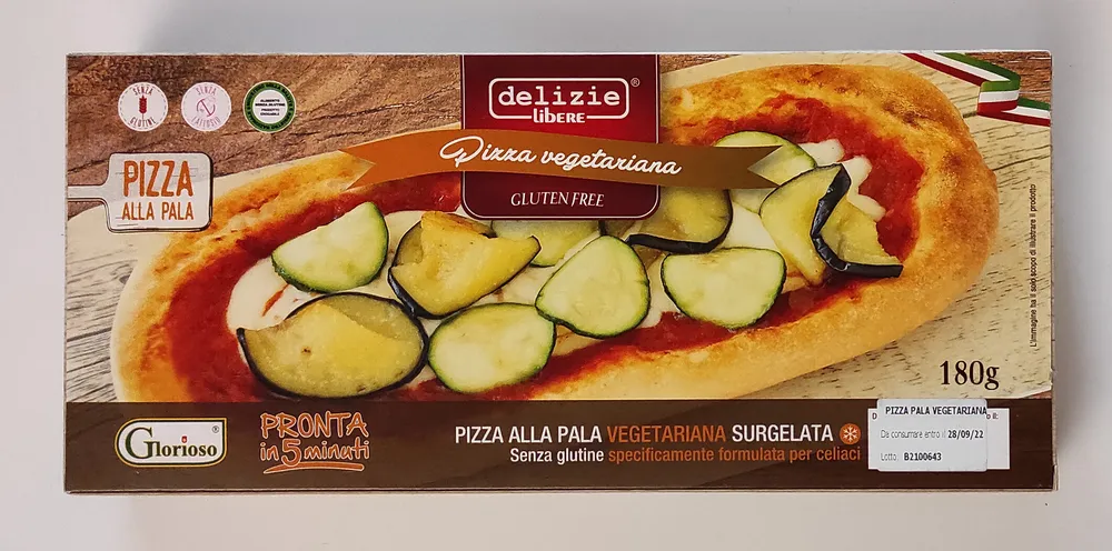 Pizza alla pala vegetariana