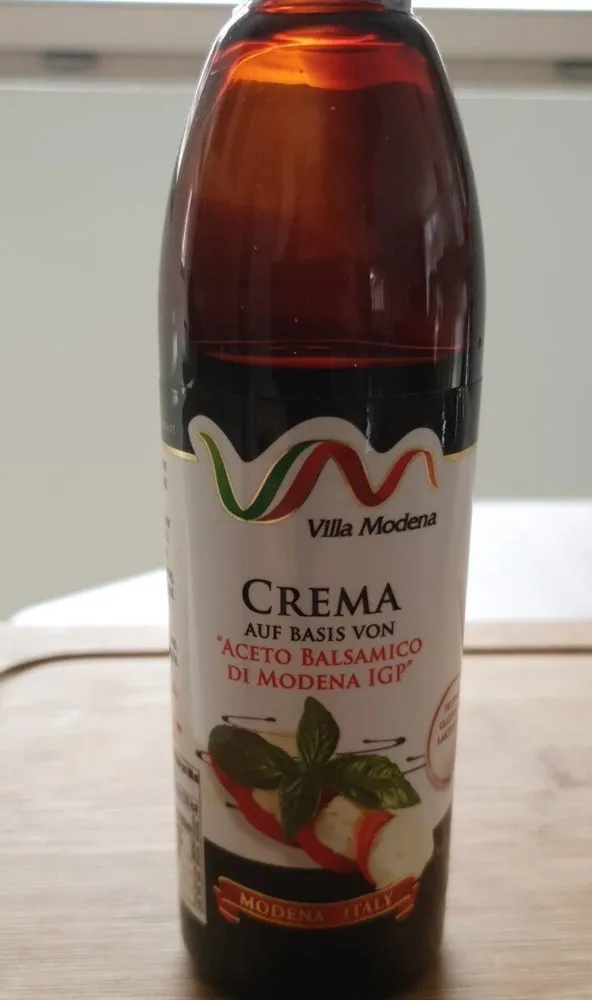 Crema auf Basis von "Aceto Balsamico di Modena IGP"