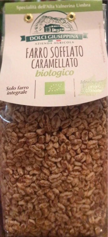Farro soffiato caramellato
