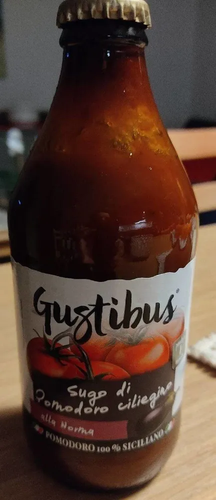 Gustibus sugo di pomodoro ciliegino alla norma