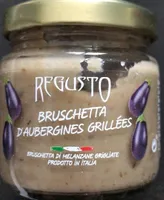 Bruschtta d’aubergines grillees