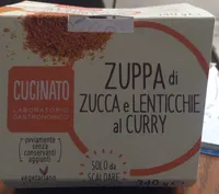 Zuppa di zucca e lenticchie al curry