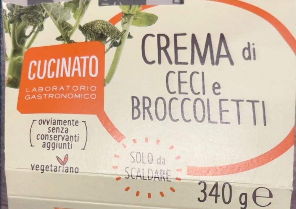 Crema di ceci e broccoletti