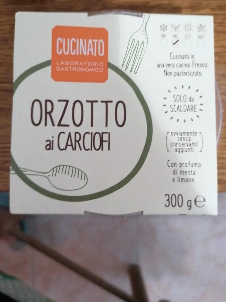 Orzotto ai carciiofi