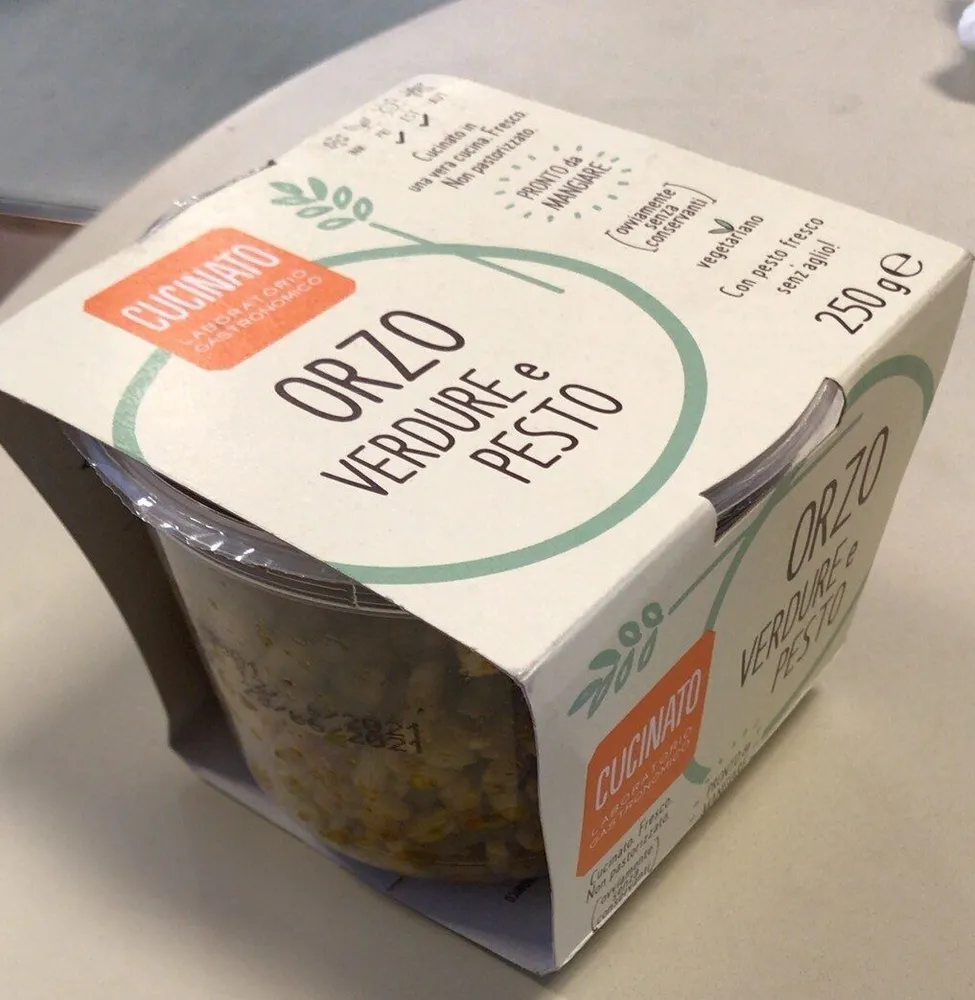 Orzo verdure e pesto