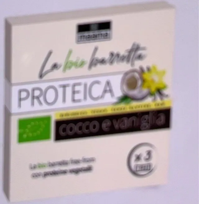 Barretta proteica cocco e vanigkia